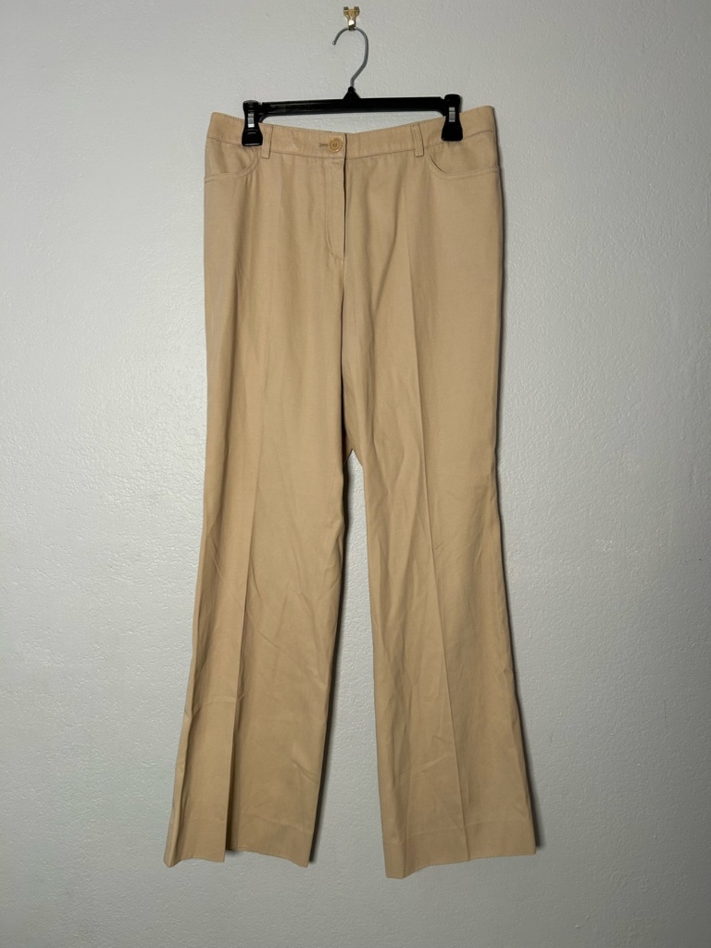 Akris Punto Beige/Tan High-Waist Dress Pants size 10